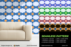 Cloud Star Pattern Product Image 2