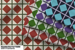 Retro Diamond Pattern Product Image 1