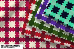 Crimson Link Pattern Product Image 1