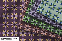 Royal Indigo Crest Pattern Product Image 1