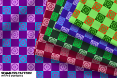 Indigo Check Pattern Product Image 1