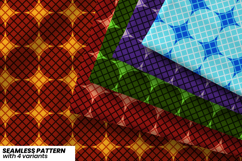Crimson Grid Pattern Product Image 1