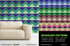 Beauty Zig Crest Pattern Product Image 2