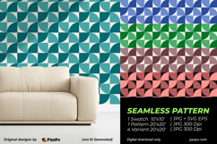 Pinwheel Grid Pattern Product Image 2
