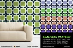 Retro Grid Pattern Product Image 2