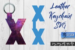 Leather Keychain SVG Design | Keychaine Design | SVG File Product Image 1