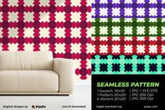 Crimson Link Pattern Product Image 2