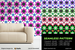 Flora Grid Pattern Product Image 2