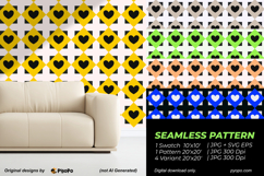 Heart Gem Pattern Product Image 2