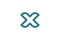 X letter logo design Product Image 1