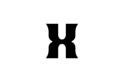 X letter logo design. X Product Image 1