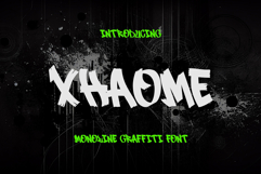 Xhaome - Expressive Graffiti Font Product Image 1