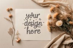 Boho Card Invitation Mockup Product Image 1