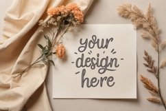 Boho Card Invitation Mockup Product Image 1