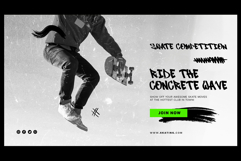 Xhaome | Hand Brush Graffiti Webfont for Urban Websites Product Image 4