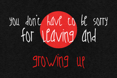Xanstor Handmade Horror Brush Font Display Product Image 3
