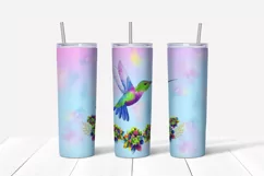 Hummingbird tumbler,20 oz skinny tumbler sublimation Product Image 3