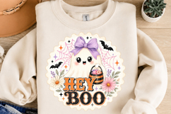 Cute Halloween Ghost Pumpkin PNG Product Image 5
