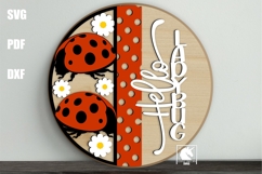 Summer Door Hanger Bundle SVG | Summer Round Signs SVG Product Image 5