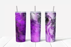 Alcoholic ink tumbler,20 oz skinny tumbler sublimation Product Image 2