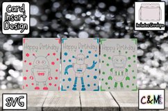 Happy Birthday | Card Insert | Birthday | Robot Cards Product Image 2
