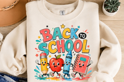 Back to School Sublimation Design,Teacher Typography Product Image 4