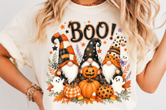 Cute Halloween Ghost Pumpkin PNG Product Image 1