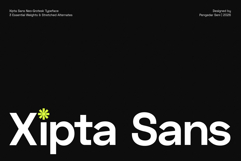 Xipta Sans - Neo Grotesk Typeface Product Image 1
