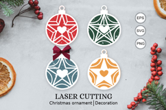 Bundle laser Cut Christmas SVG / Bundle christmas ornaments Product Image 4