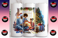 African American Christmas Clipart Bundle png Product Image 4