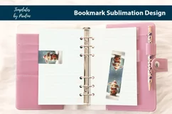 xmas Bunny in Sant Hat Printable Magnetic Bookmark