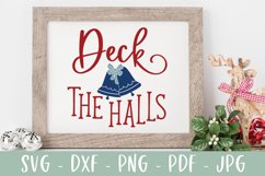 Deck The Halls - Christmas Ornament SVG Product Image 3