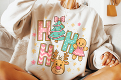 Ho Ho Ho PNG, Christmas PNG, Merry Christmas PNG, Preppy PNG Product Image 2
