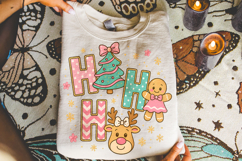Ho Ho Ho PNG, Christmas PNG, Merry Christmas PNG, Preppy PNG Product Image 3