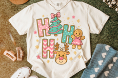 Ho Ho Ho PNG, Christmas PNG, Merry Christmas PNG, Preppy PNG Product Image 5