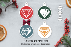 Laser Cut Christmas SVG / laser cut christmas ornaments svg Product Image 1