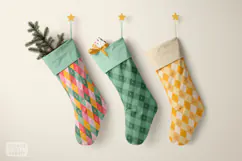 8 CHRISTMAS PATTERNS | EPS PNG SVG JPG Product Image 4