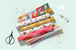 8 CHRISTMAS PATTERNS | EPS PNG SVG JPG Product Image 6