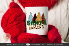 Xmas Santa Girl PNG Sublimation Gift For Her Shirts and Mugs