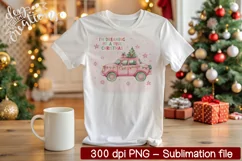 Pink Christmas PNG - PNG for Sublimation or Printing Product Image 2