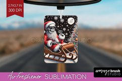Christmas Skeleton Air Freshener PNG - Santa Car Freshener Product Image 1