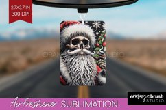 Christmas Skeleton Air Freshener PNG - Santa Car Freshener Product Image 1
