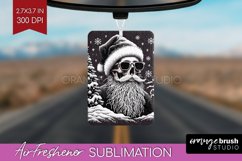 Christmas Skeleton Air Freshener PNG - Santa Car Freshener Product Image 1