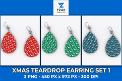 Xmas Teardrop Earring Set 1 Product Image 1