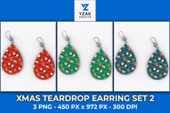 Xmas Teardrop Earring Set 2 Product Image 1