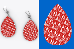 Xmas Teardrop Earring Set 3 Product Image 2