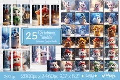 Tumbler Xmas Tumbler, Christmas Tumbler wrap Bundle 20 Oz sublimation design PNG. This 20 oz skinny Christmas tumbler sublimation design product contains 25 designs with Christmas Baby Animals.