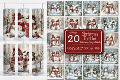 Tumbler Xmas Tumbler, Christmas Tumbler wrap Bundle 20 Oz sublimation design PNG. This 20 oz skinny Christmas tumbler sublimation design product contains 20 designs with a Christmas watercolor snowman.