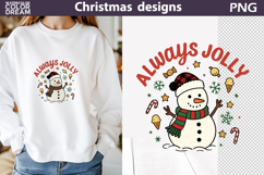 Snowman Sublimation | Always Jolly Product Image 1