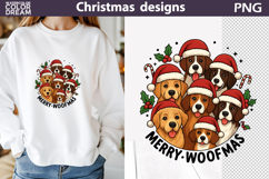 Christmas Dog Sublimation | Merry Woofmas Product Image 1